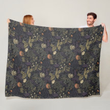 Vintage Dark Moody Floral William Morris