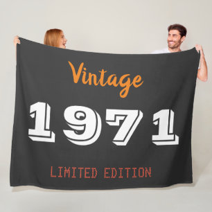 Manta Polar Vintage edición limitada de 1971 50th Birthday Gif