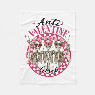 Manta Polar Vintage El día de San Valentín divertida anti Vale