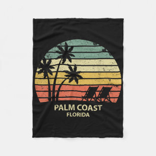 Manta Polar Vintage Florida Palm Coast Beach T Shirt Guay Retr