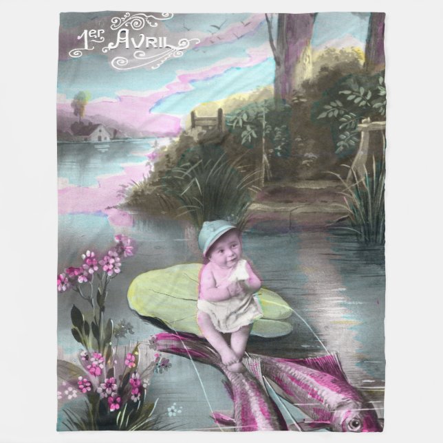 Manta Polar Vintage French April Fool (Anverso)