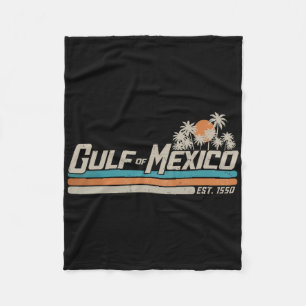 Manta Polar Vintage Golfo De México Desde 1550 Retro Vintage B