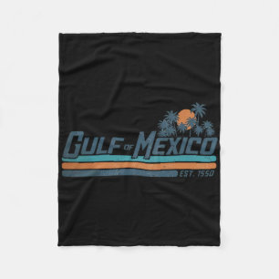 Manta Polar Vintage Golfo De México Desde 1550 Retro Vintage B