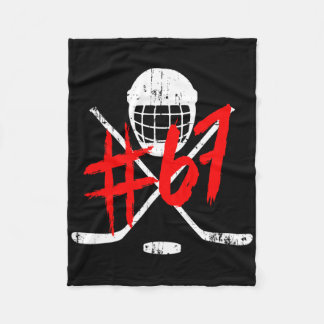 Manta Polar Vintage Hockey 67 Jersey Number