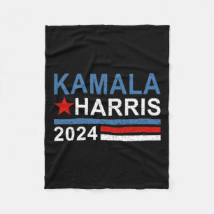 Manta Polar Vintage Kamala Harris 2024 para las elecciones pre