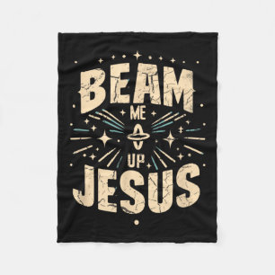 Manta Polar Vintage Me Bebe Up Jesus Funny Jesucristo Meme Q