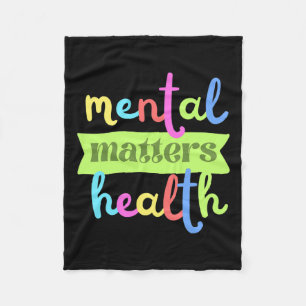 Manta Polar Vintage Mental Health Problema Cita Para Apoyo