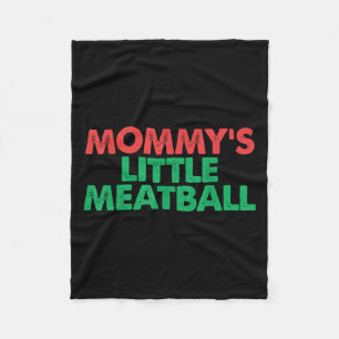 Manta Polar Vintage Mommys Little Meatball Funny Italiaph