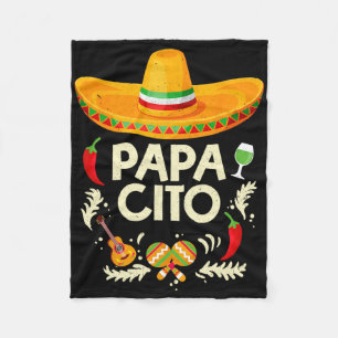 Manta Polar Vintage Papa Cito Cinco De Mayo Fiesta Mexicano 1