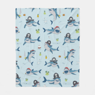 Manta Polar Vintage pirate shark funny sea animal wild hand dr