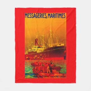 Manta Polar Vintage PosterEurope de Messageries Maritimes