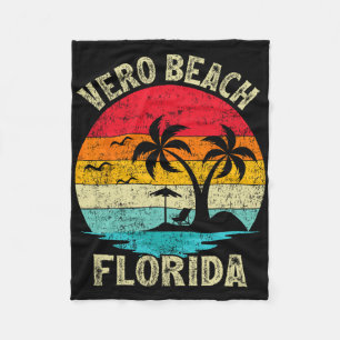 Manta Polar Vintage Retro Florida Vero Beach