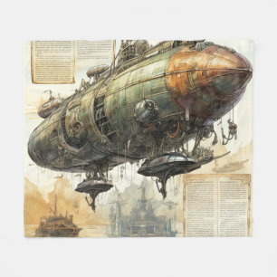 Manta Polar Vintage Steampunk Zeppelin (8)