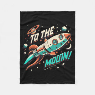 Manta Polar Vintage To The Moon Rocket ship