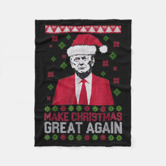 Manta Polar Vintage Trump Make Christmas Great Again Ugly Chri