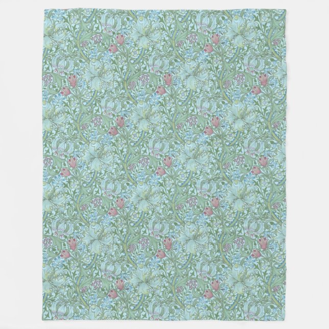 Manta Polar Vintage William Morris Golden Lily (Anverso)