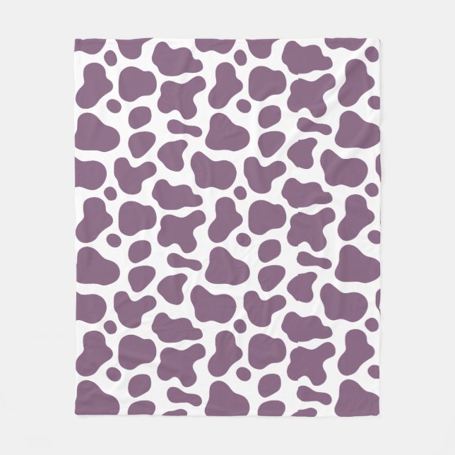 Manta Polar Violet Cow (Anverso)