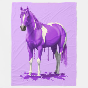 Manta Polar Violet Purple Drin Wet Paint Horse
