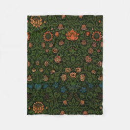 Manta Polar Violet y Columbine (por William Morris)
