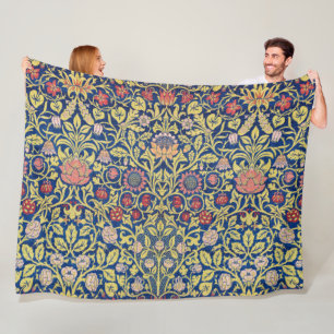 Manta Polar Violet y Columbine, William Morris