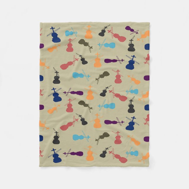 Manta Polar Violoncelos (Anverso)