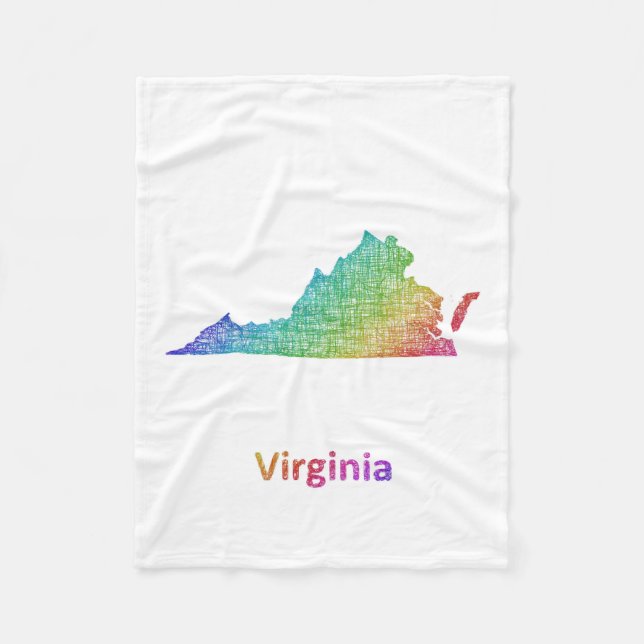 Manta Polar Virginia (Anverso)