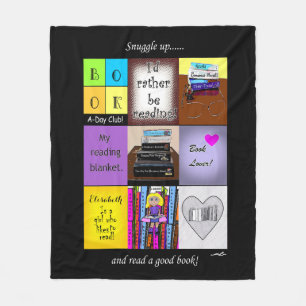 Manta Polar Virginia Wright Personalized Reading Blanket
