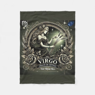 Manta Polar Virgo "Grace in Detail" Fleece Blanket