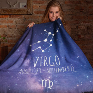 Manta Polar Virgo   Personalized Zodiac Constellation