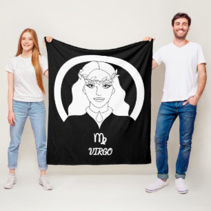 Manta Polar Virgo Silhouette Fleece Blanket