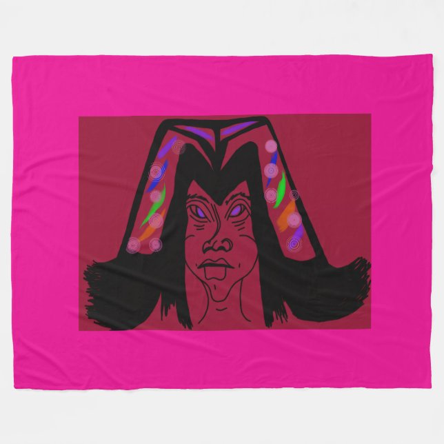 Manta Polar Viscountess with Headdress (Frente (Horizontal))