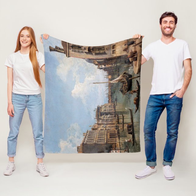 Manta Polar Vista de Canaletto al Gran Canal (In situ)