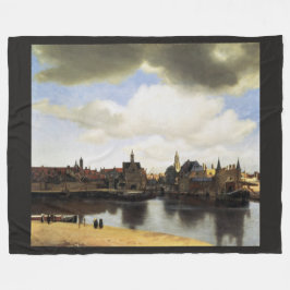Manta Polar Vista de Delft de Juan Vermeer