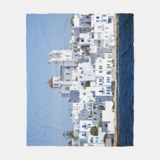 Manta Polar Vista de la isla de Naoussa Village Paros
