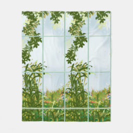 Manta Polar Vista de prado