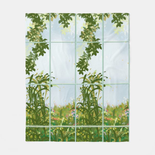 Manta Polar Vista de prado (Anverso)