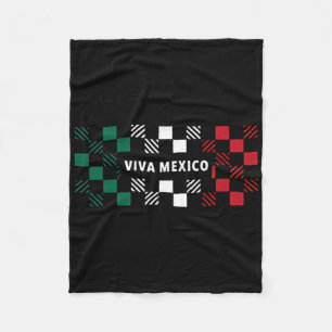 Manta Polar Viva México Niño Chica Independencia Mexicana Lon