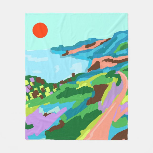 Manta Polar Vivid Vistas (Anverso)