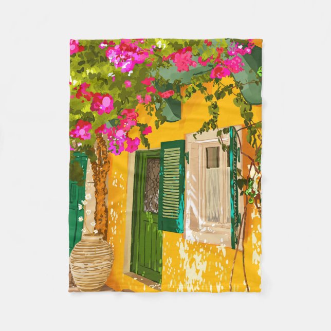 Manta Polar Viviendo al sol (Anverso)