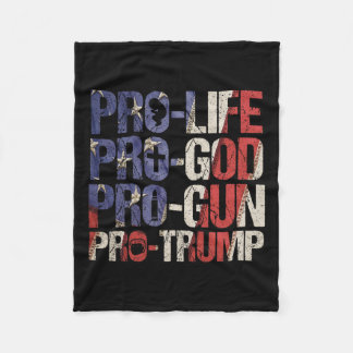 Manta Polar Vivir Dios Gun Trump Ee.Uu. Re-elegir a Donald Tru