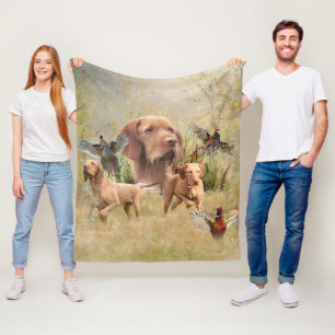Manta Polar Vizsla de cabello alámbrico húngaro