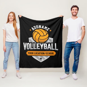 Manta Polar Voleibol ADD TEXTO Escuela Varsity Team Player