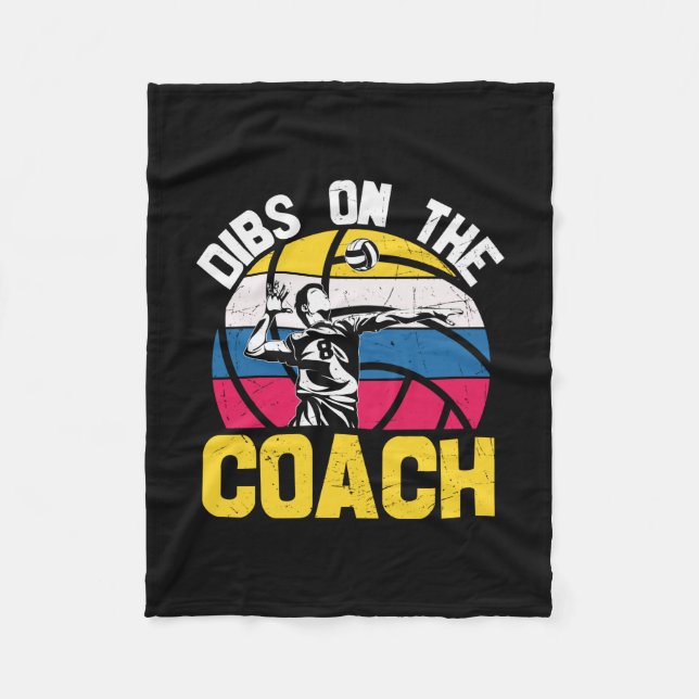 Manta Polar Voleibol | Dibs On the Coach (Anverso)