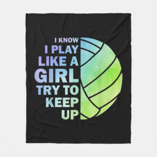 Manta Polar Voleibol Guay Para Mujeres Chicas Voleibol Juvenil