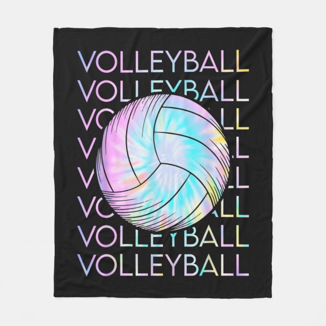 Manta Polar Voleibol Tie Dye Look (Anverso)