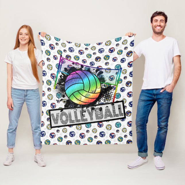 Manta Polar Volley Ball Fleece Blanket (In situ)