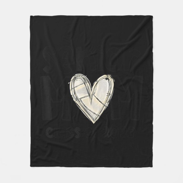 Manta Polar Volleyball Senior Mom  Volleyball Mom Graduation A (Anverso)