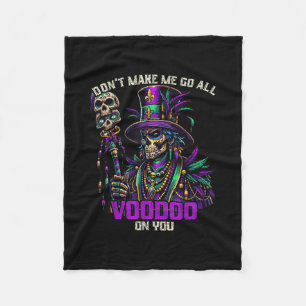 Manta Polar Voodoo, Médico De Brujas Del Sacerdote Mardi Gras,
