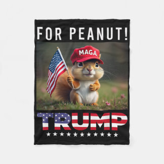 Manta Polar Vota Trump Por Peanut La Ardilla Trump 2025