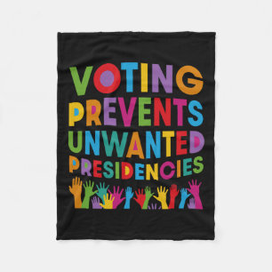 Manta Polar Votar me impide regalos de presidente no deseados